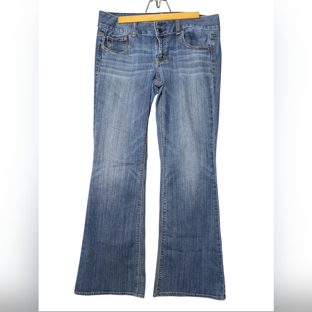 American Eagle Y2K Artist Super Stretch Flare Boot Cut Jeans Women's 10